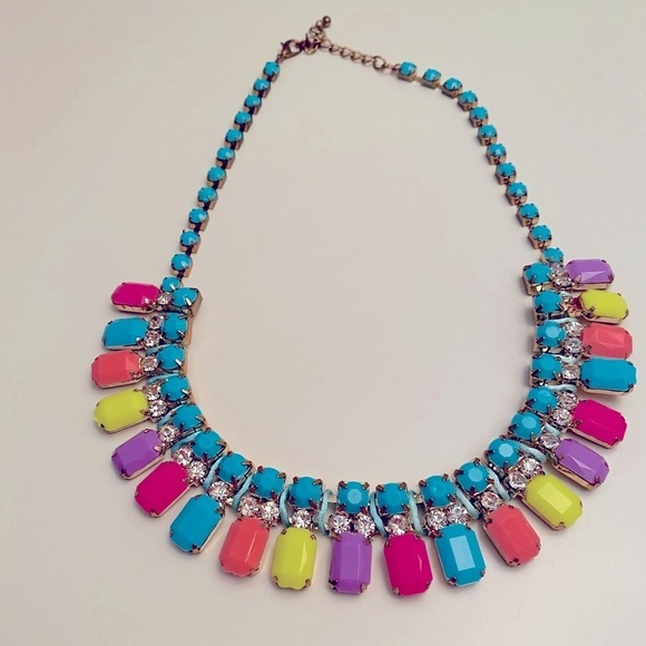 Multicolor statement necklace - Picture 1 of 5